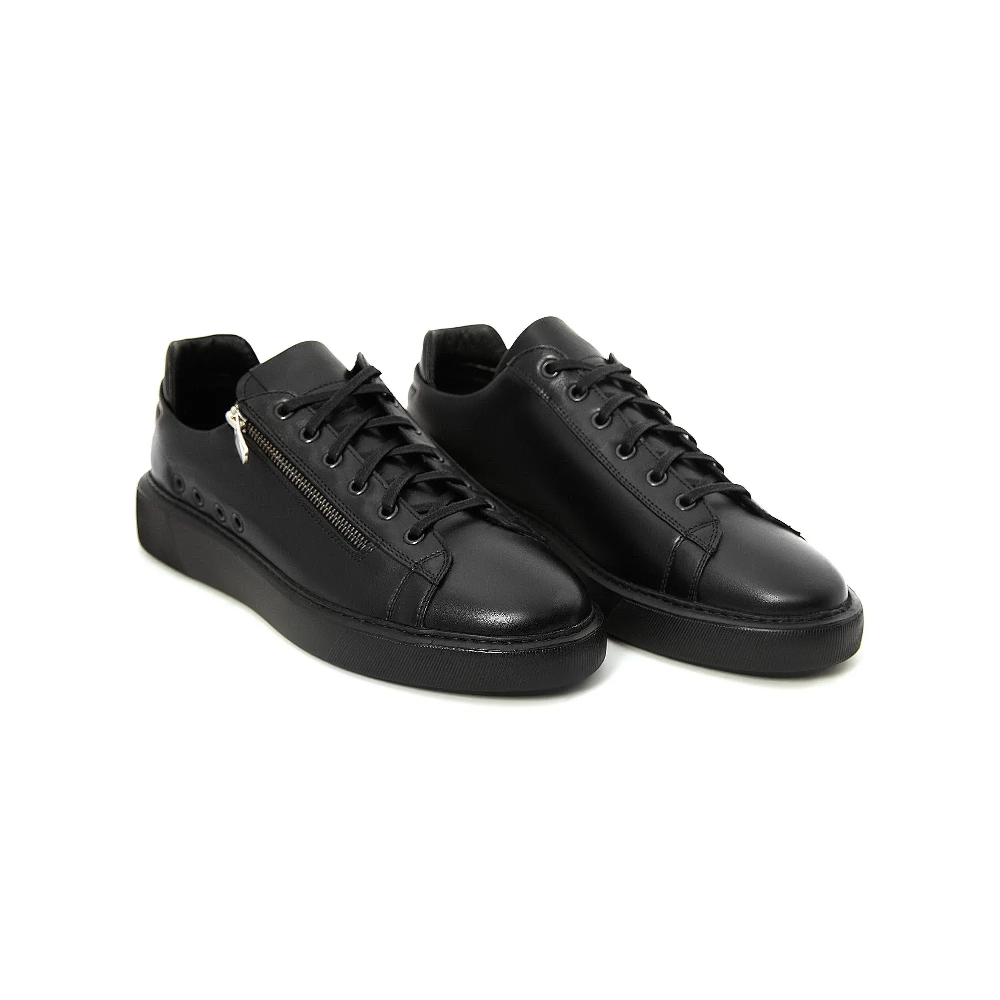 Men's Calf Leather Handmade Sneakers M8003