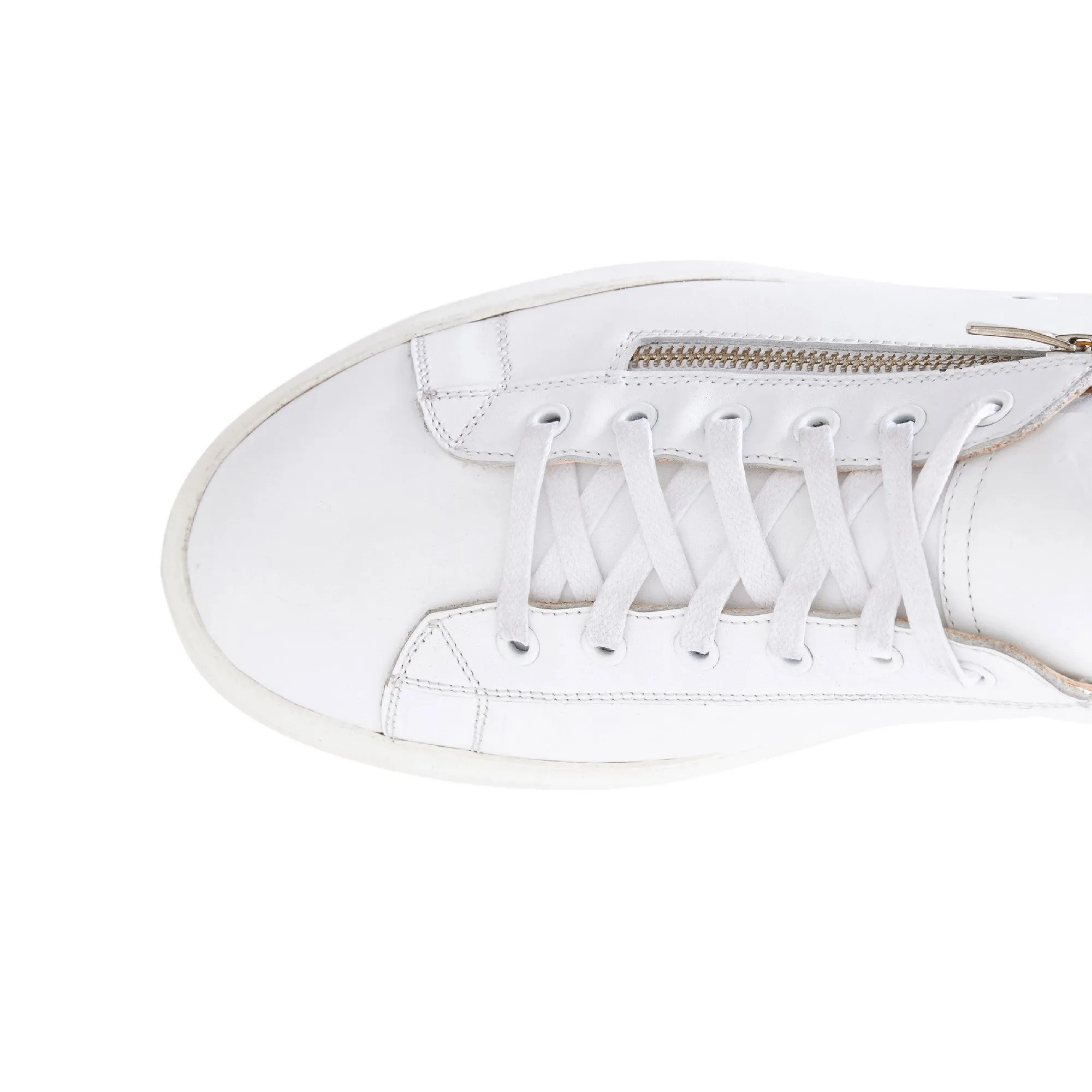 Men's Calf Leather Handmade Sneakers M8003