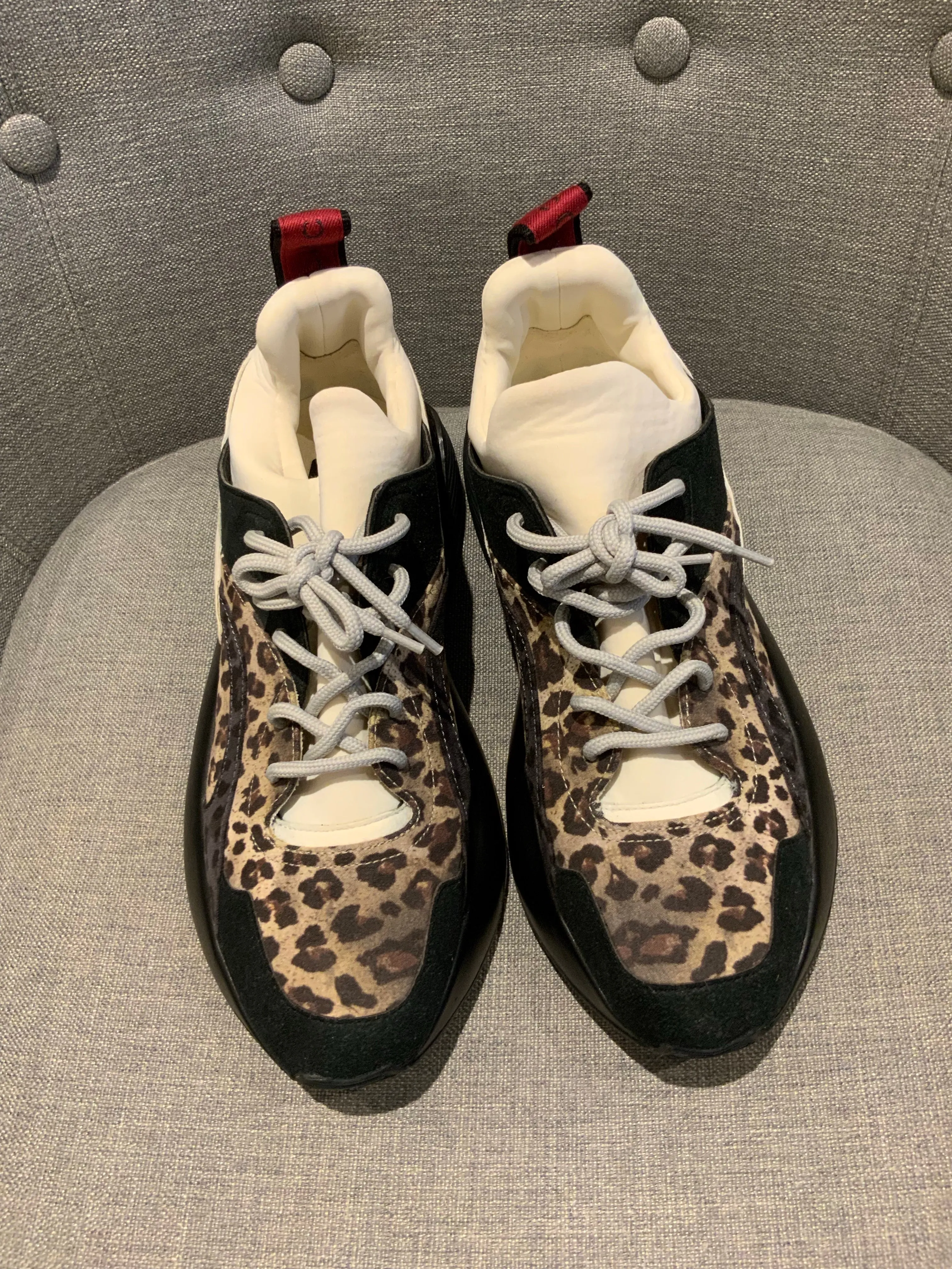 STELLA MCCARTNEY Eclypse Leopard Trainers Sneakers Shoes Size 39 ladies
