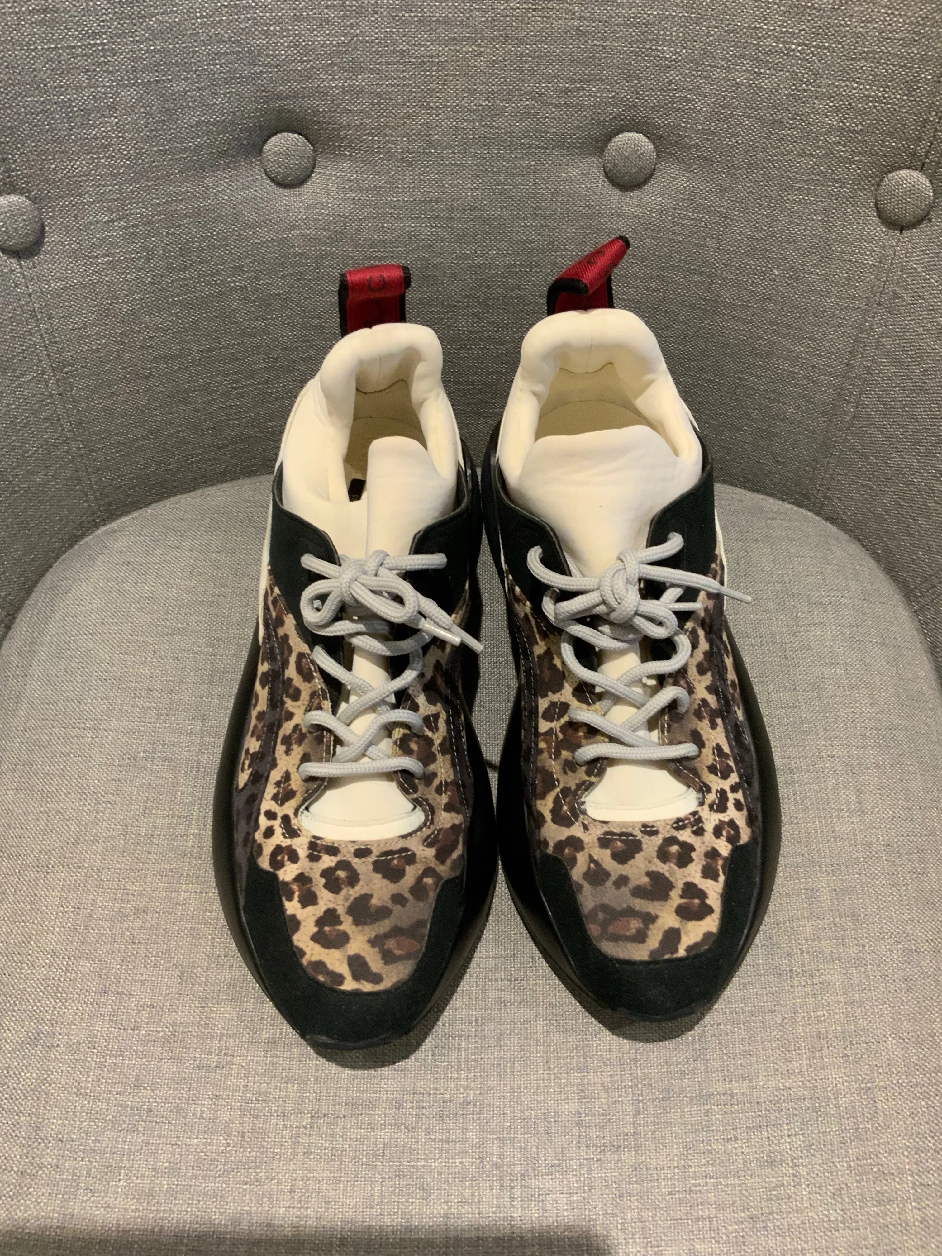 STELLA MCCARTNEY Eclypse Leopard Trainers Sneakers Shoes Size 39 ladies