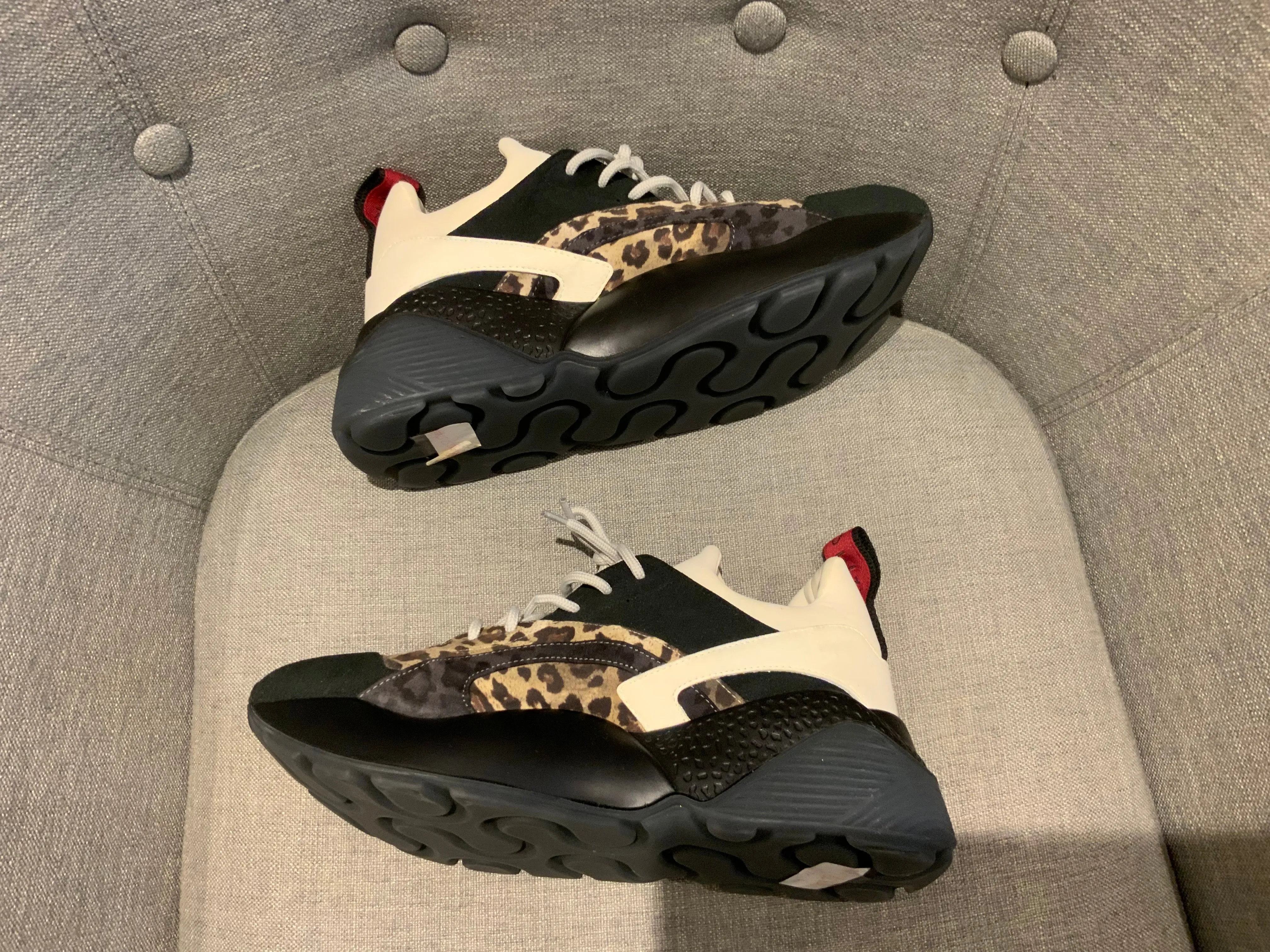 STELLA MCCARTNEY Eclypse Leopard Trainers Sneakers Shoes Size 39 ladies